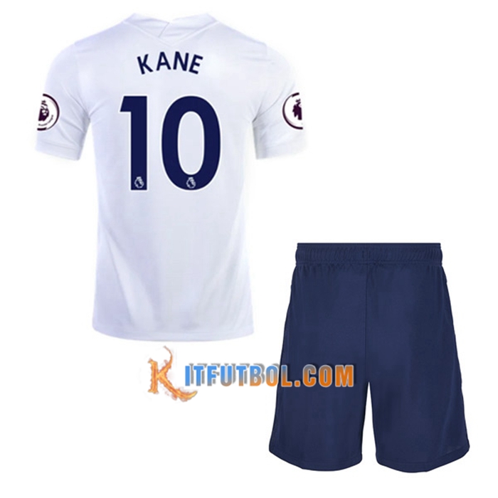 Camiseta Futbol Tottenham Hotspur (Harry Kane 10) Ninos Titular 2021/2022