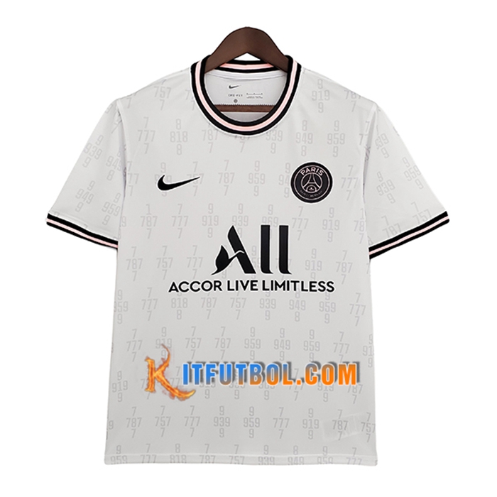 Camiseta Entrenamiento PSG Blanca 2021/2022