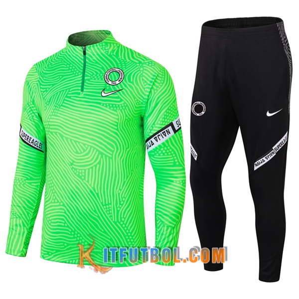 Nueva Chandal Futbol + Pantalones Nigeria Verde 20/21