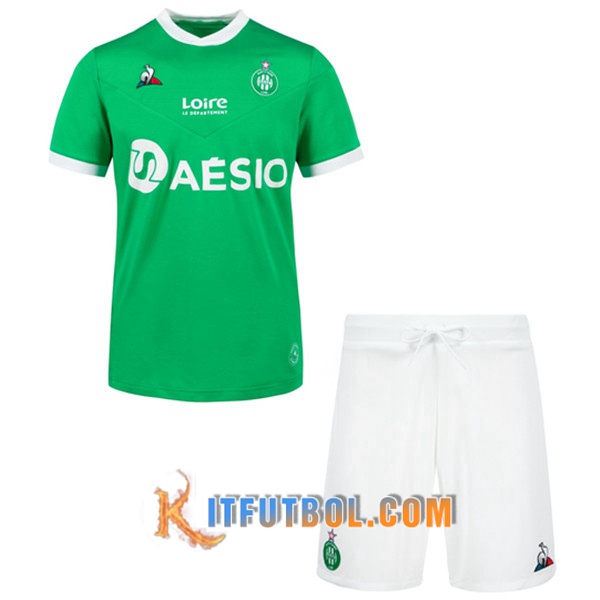 Camiseta Futbol AS St Etienne Ninos Primera 20/21