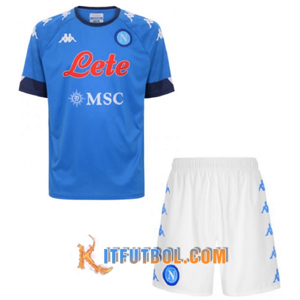 Camiseta Futbol SSC Napoli Ninos Primera 20/21
