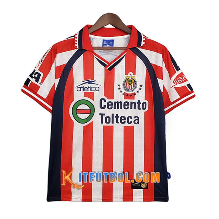 Camiseta Futbol Guadalajara Chivas Retro Titular 1999/2000