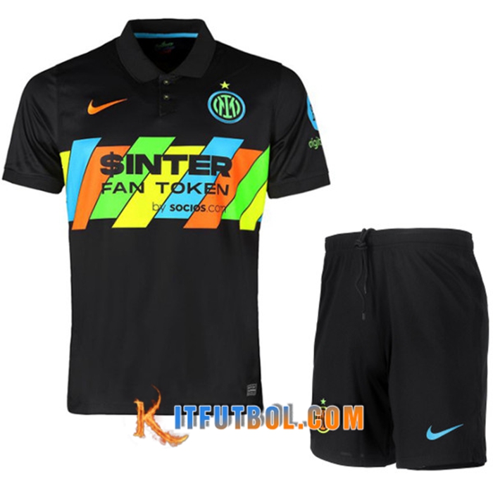 Camiseta Futbol Inter Milan Ninos Tercero 2021/2022