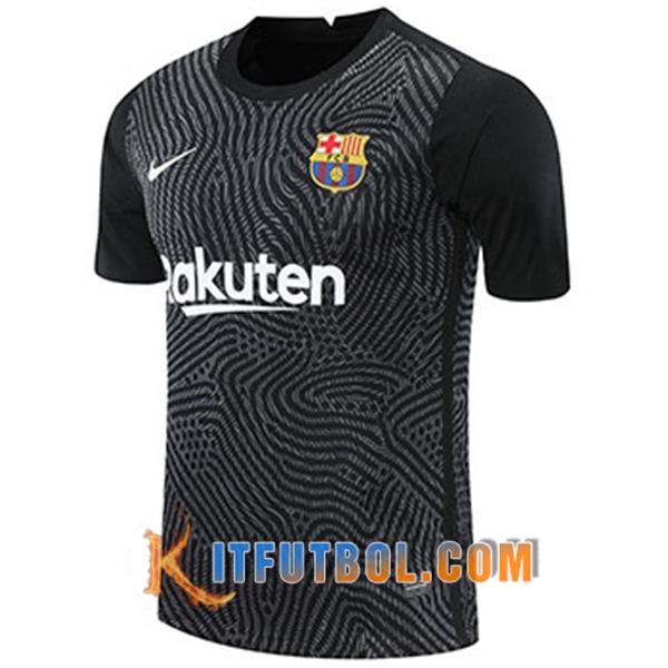 Camisetas Personalizadas Futbol FC Barcelona Portero Negro 20/21