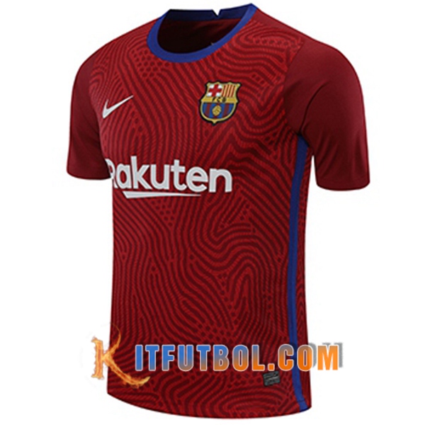 Camisetas Personalizadas Futbol FC Barcelona Portero Roja 20/21