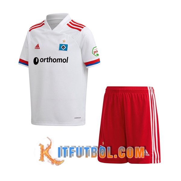Camisetas Personalizadas Futbol HSV Hamburg Ninos Primera 20/21