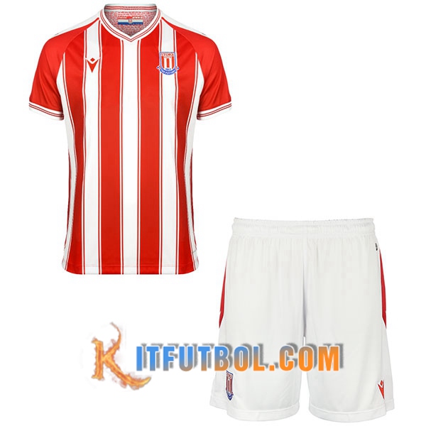 Camisetas Personalizadas Futbol Stoke City Ninos Primera 20/21
