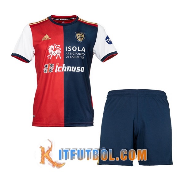 Camisetas Personalizadas Futbol Cagliari Ninos Primera 20/21