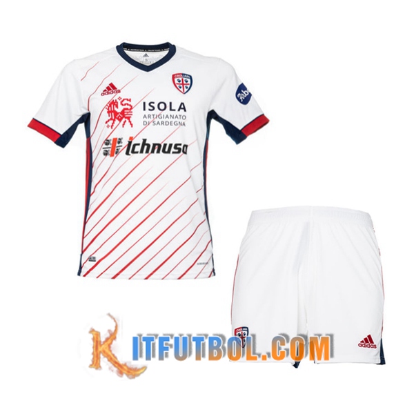 Camisetas Personalizadas Futbol Cagliari Ninos Segunda 20/21