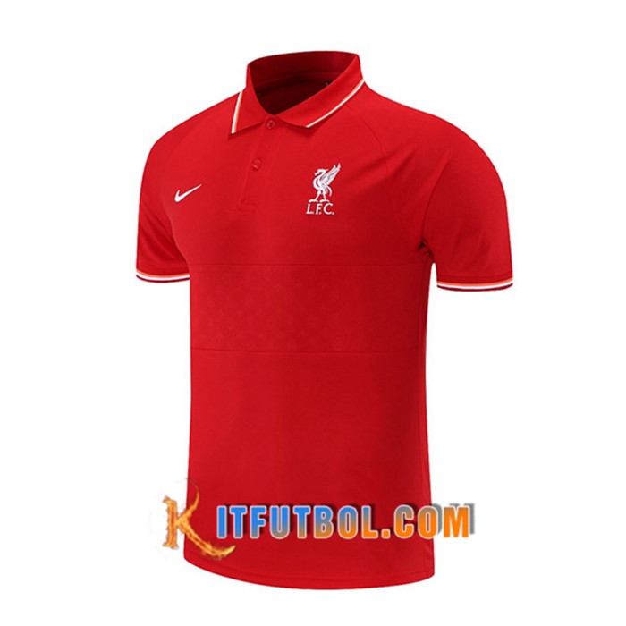 Camiseta Polo FC Liverpool Rojo 2021/2022