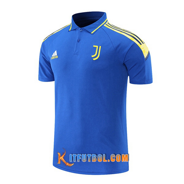 Camiseta Polo Juventus Azul/Amarillo 2021/2022