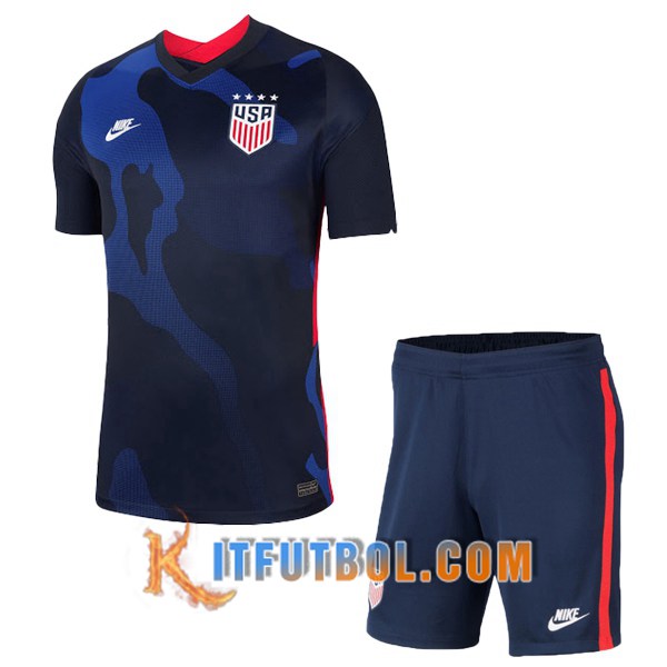 Camisetas Personalizadas Futbol Estados Unidos Ninos Segunda 20/21