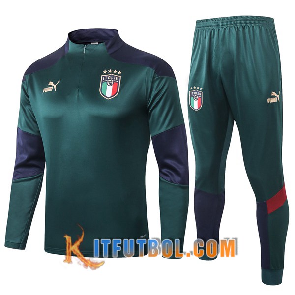 Nueva Chandal Futbol + Pantalones Italia Verde 20/21