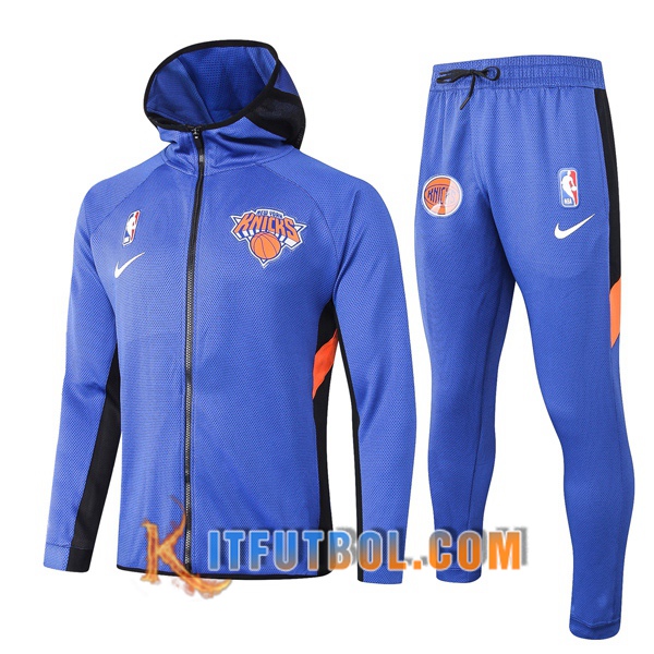 Nueva Chandal Futbol - Chaqueta con capucha + Pantalones New York Knicks Azul 20/21