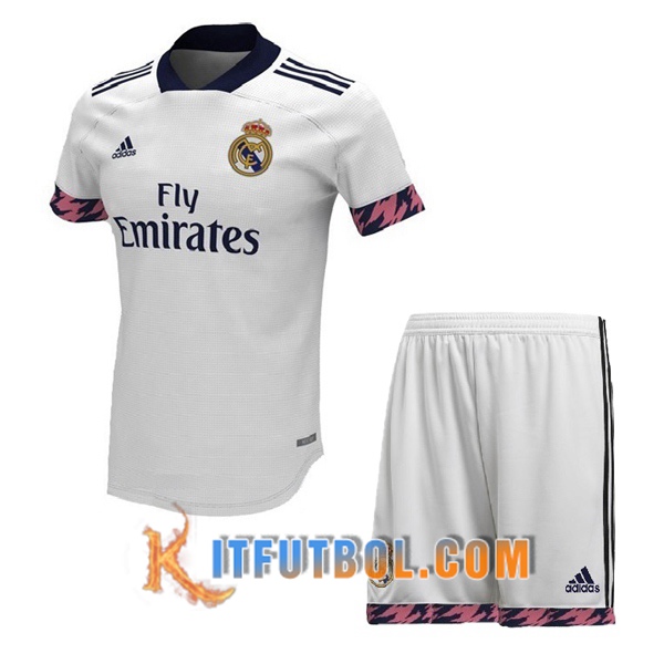 Camisetas Personalizadas Futbol Real Madrid Ninos Primera Version Filtrada 20/21