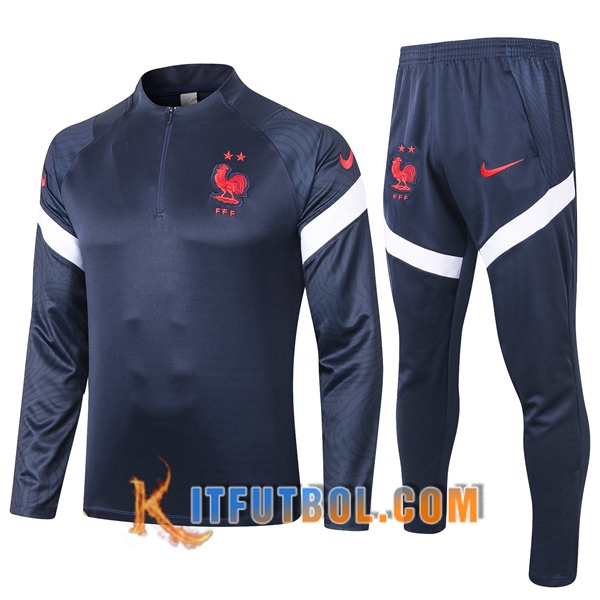 Nueva Chandal Futbol + Pantalones Francia Azul Royal 20/21
