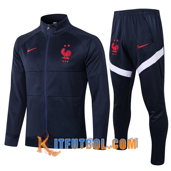 Nueva Chandal Futbol - Chaqueta + Pantalones Francia Azul Royal 20/21