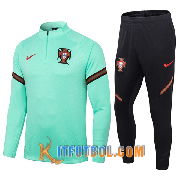 Nueva Chandal Futbol + Pantalones Portugal Verde 20/21