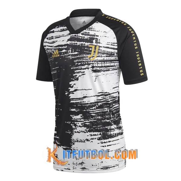 Camisetas de entrenamiento Juventus Negro/Blanco 20/21