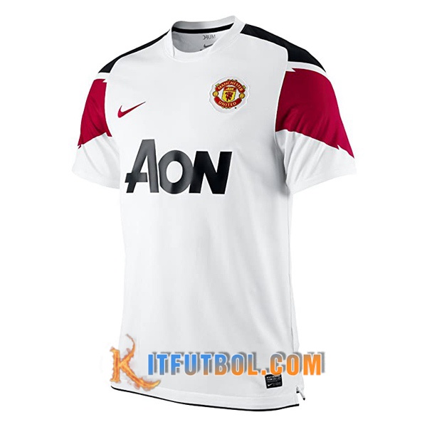 Camiseta Futbol Manchester United Retro Segunda 2010/2011