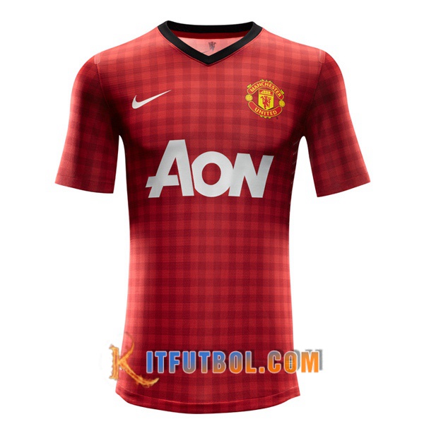Camiseta Futbol Manchester United Retro Primera 2012/2013
