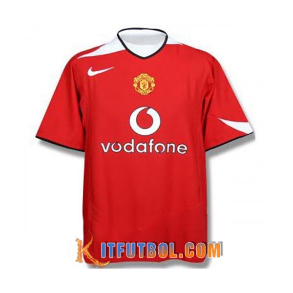 Camiseta Futbol Manchester United Retro Primera 2004/2006
