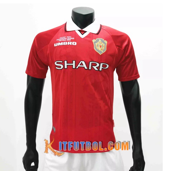 Camiseta Futbol Manchester United Retro Primera 1999/2000