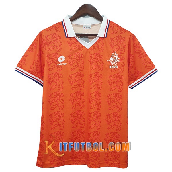 Camiseta Futbol Países Bajos Retro Primera 1995