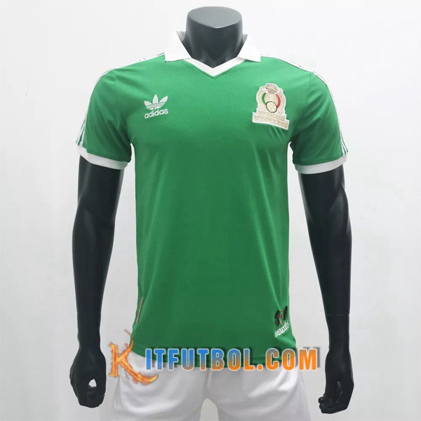 Camiseta Futbol Mexico Retro Primera 1986