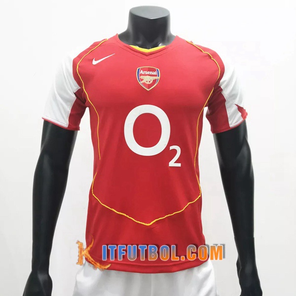 Camiseta Futbol Arsenal Retro Primera 2004/2005