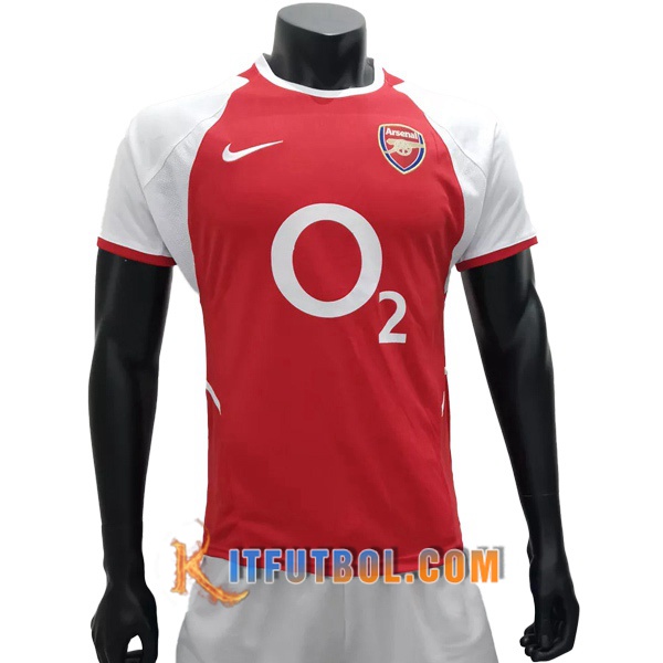 Camiseta Futbol Arsenal Retro Primera 2002/2004
