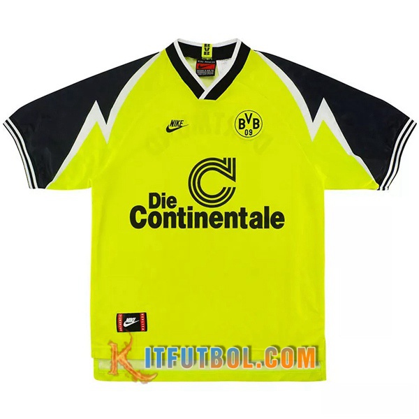 Camiseta Futbol Dortmund BVB Retro Primera 1995/1996
