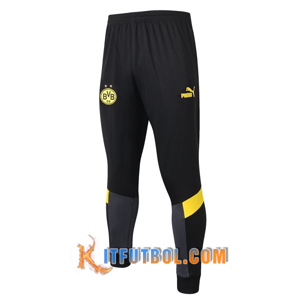 Nueva Pantalones Futbol Dortmund BVB Negro 20/21