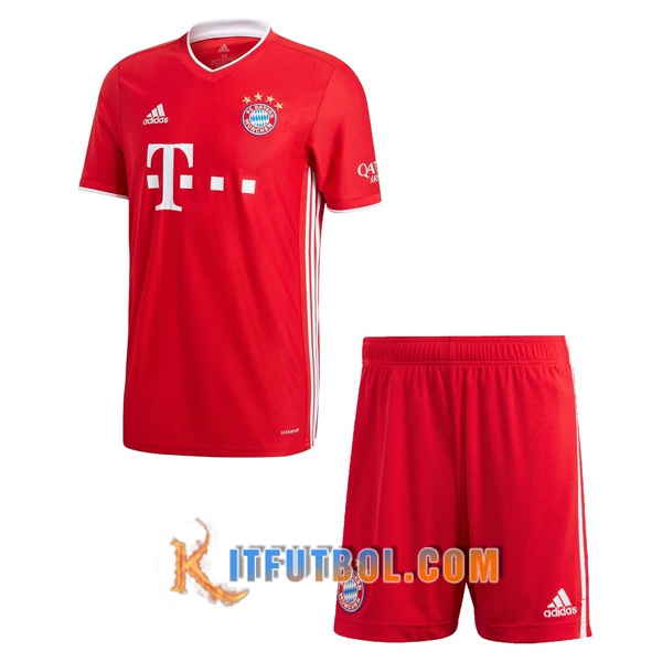 Camisetas Personalizadas Futbol Bayern Munich Ninos Primera 20/21