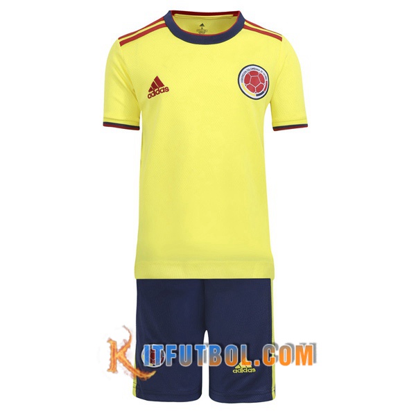 Camisetas Personalizadas Futbol Colombia Ninos Primera 20/21