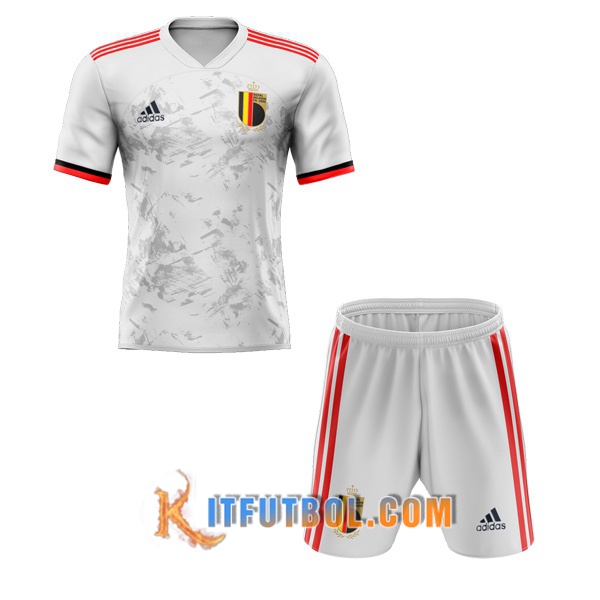 Camisetas Personalizadas Futbol Belgica Ninos Segunda 20/21