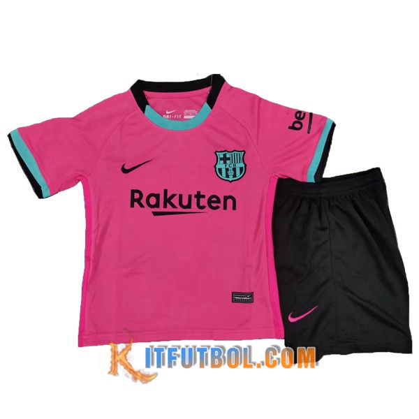 Camisetas Personalizadas Futbol FC Barcelona Ninos Tercera 20/21