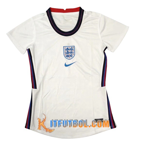 Camisetas Personalizadas Futbol Inglaterra Mujer Primera 20/21