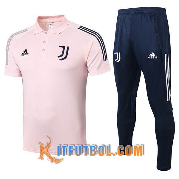 Nueva Polo Futbol Juventus + Pantalones Rosa 20/21