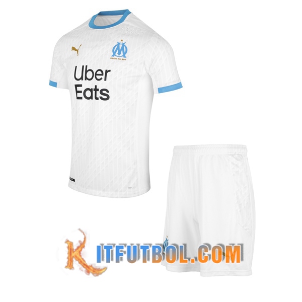 Camisetas Personalizadas Futbol Marsella OM Ninos Primera 20/21