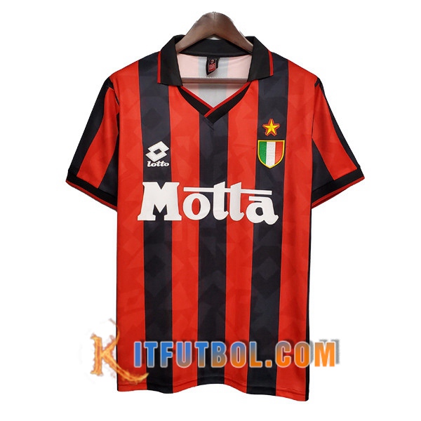 Camiseta Futbol Milan AC Retro Primera 1993/1994