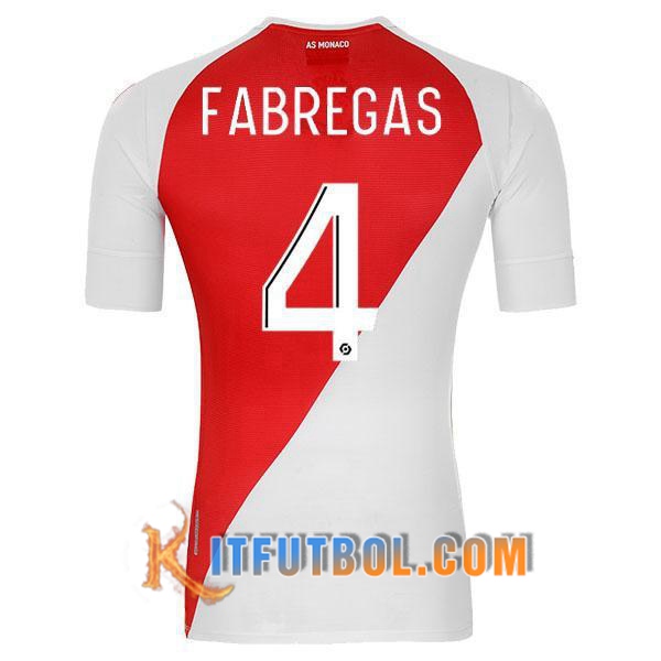 Camisetas Futbol AS Monaco (FABREGAS 4) Primera 20/21