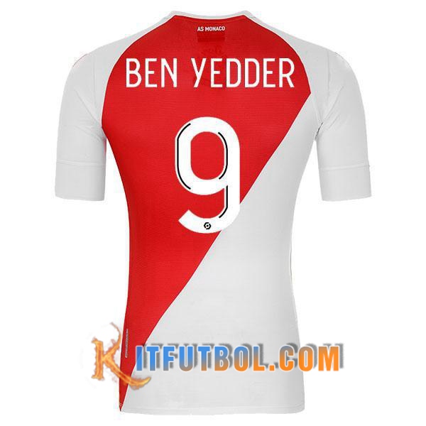 Camisetas Futbol AS Monaco (BEN YEDDER 9) Primera 20/21