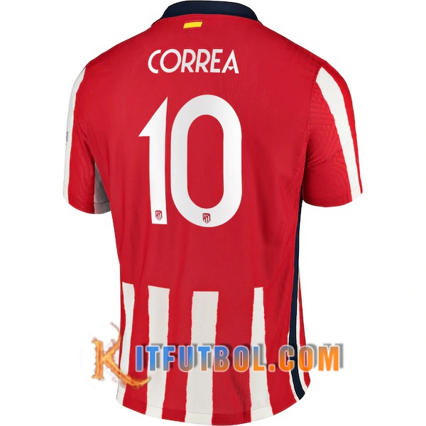 Camisetas Futbol Atletico Madrid (Correa 10) Primera 20/21