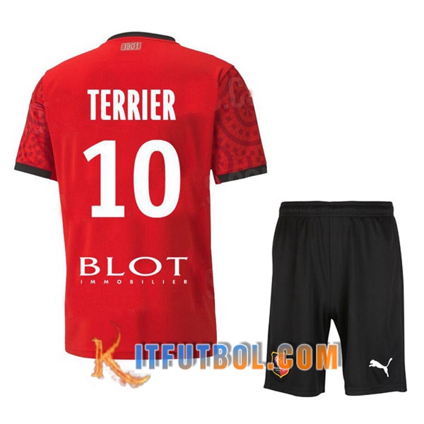 Camisetas Personalizadas Futbol Stade Rennais (MTERRIER 10) Ninos Primera 20/21