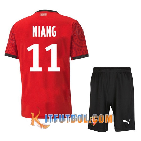 Camisetas Personalizadas Futbol Stade Rennais (NIANG 11) Ninos Primera 20/21
