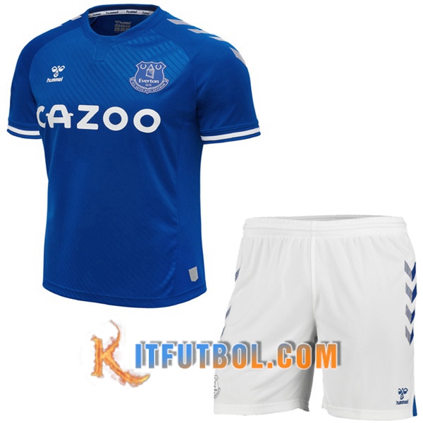 Nueva Camisetas Personalizadas Futbol FC Everton Ninos Primera 20/21