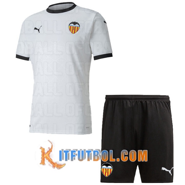 Nueva Camisetas Personalizadas Futbol Valencia CF Ninos Primera 20/21