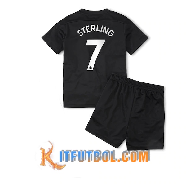 Camisetas Personalizadas Futbol Manchester City (Sterling 7) Ninos Segunda 20/21