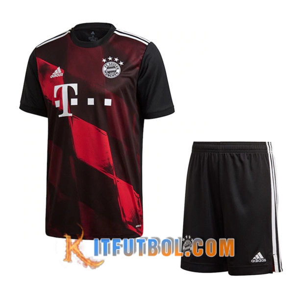 Nueva Camisetas Personalizadas Futbol Bayern Munich Niño Tercera 20/21